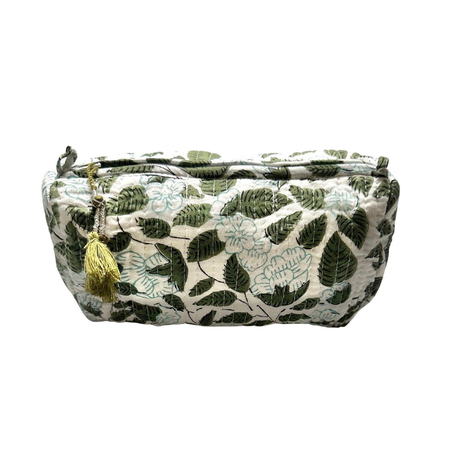 Hydrangea Garden Vanity Bag, Small - Coral & Ivy