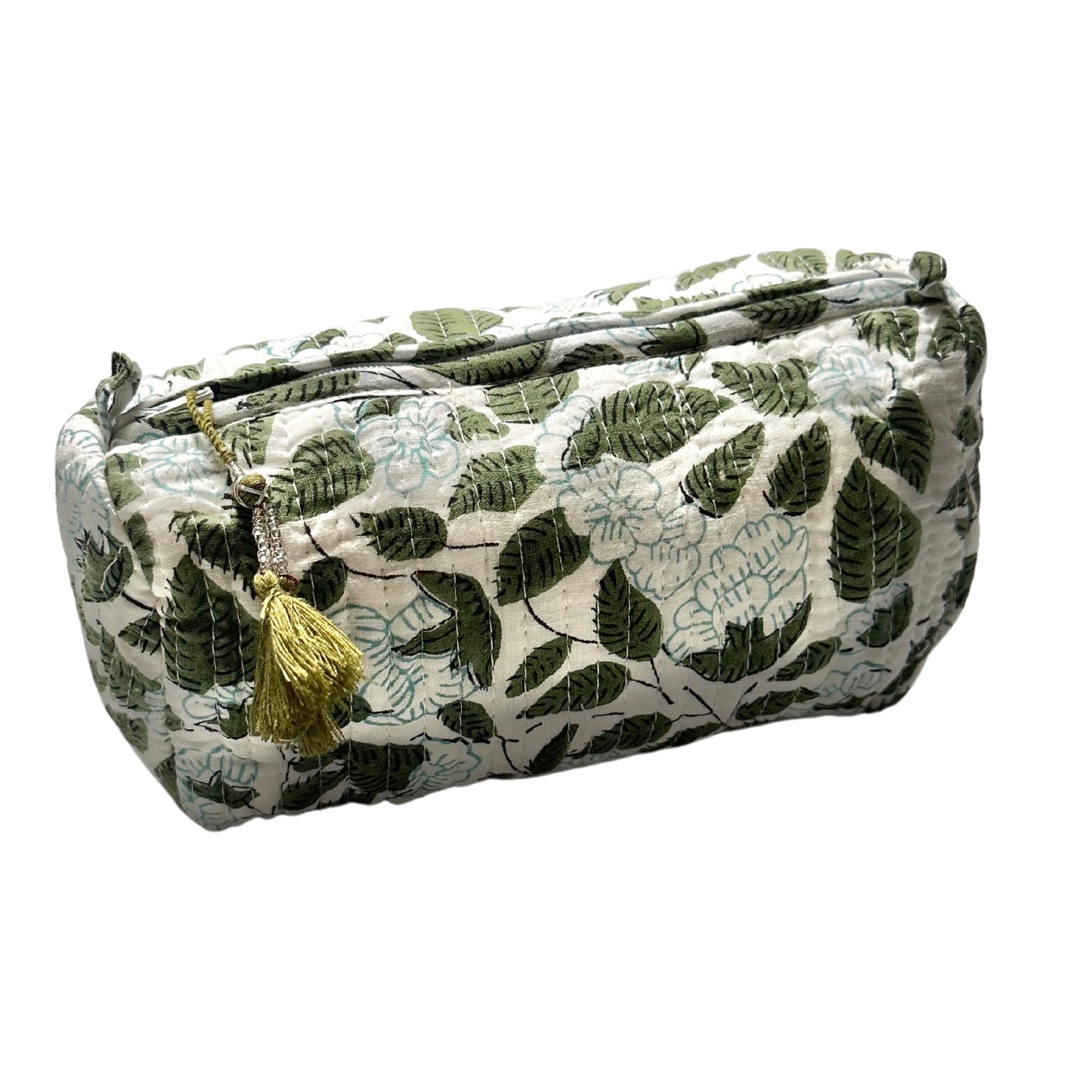 Hydrangea Garden Vanity Bag, Small - Coral & Ivy