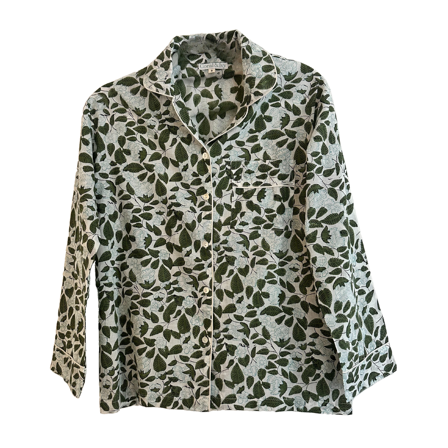 Hydrangea Garden Pajamas, Long