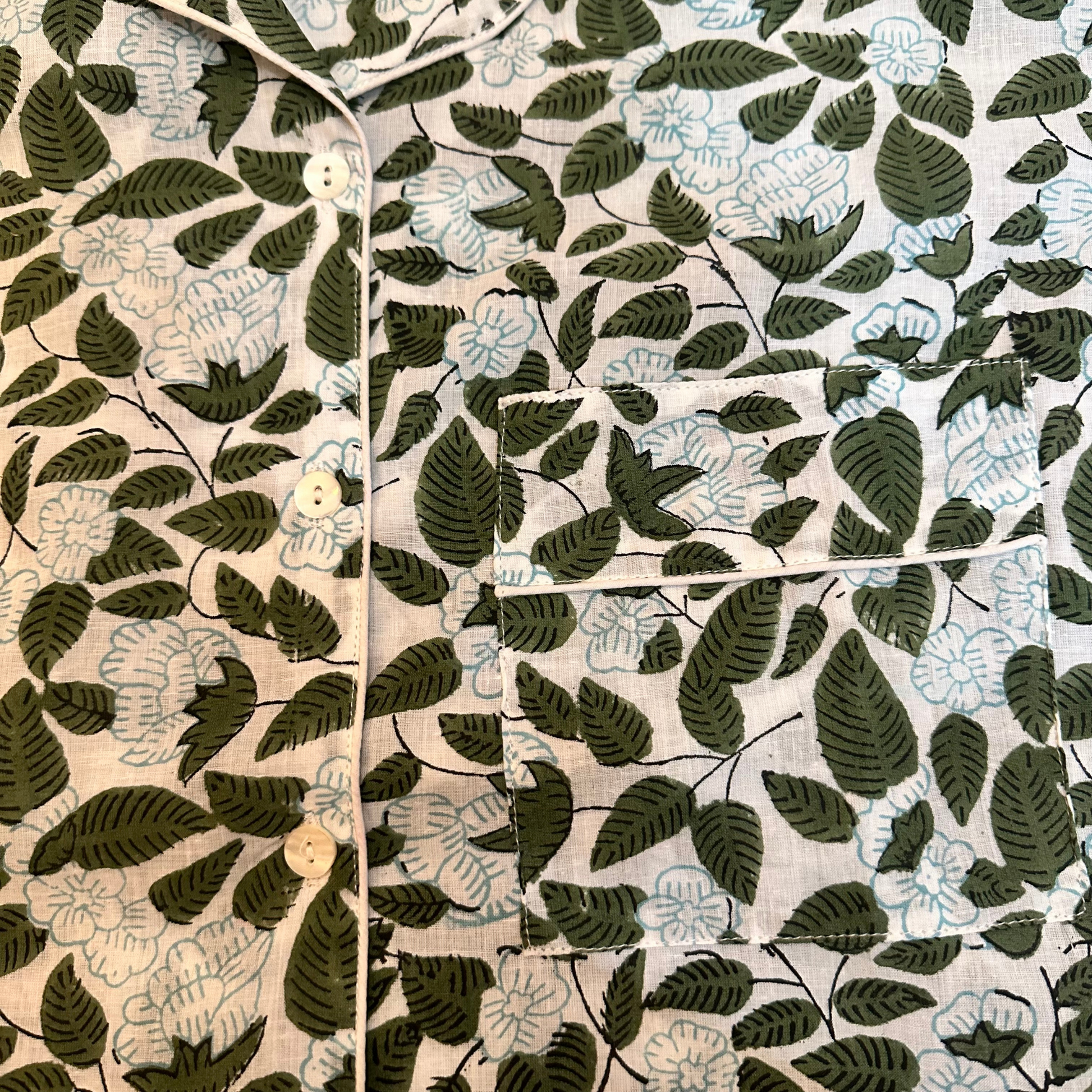 Hydrangea Garden Pajamas, Short - Coral & Ivy